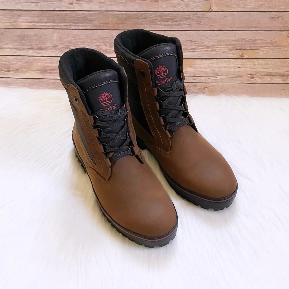 Timberland Men’s Spruce Mountain Lined Waterproof Boots